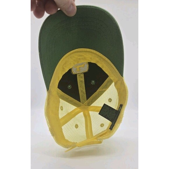 John Deere Toddler Snapback Hat Embroidrd Classic Green Yellow Mesh Adjustbl Cap - Picture 7 of 9